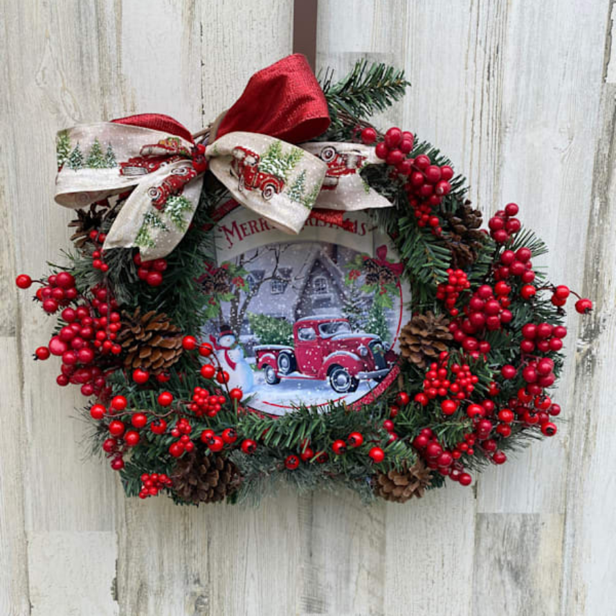 Christmas front Door Wreath